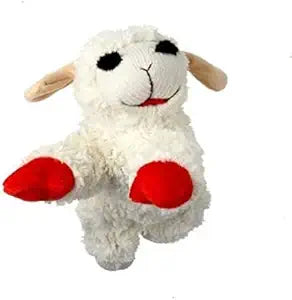 Multipet Lamb Chop Plush Dog Toy 10"