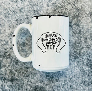 German Shorthair Pointer Mom Distressed Mug