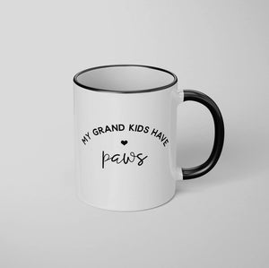 My Grand Kids Have Paws Mug