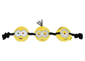 Multipet Minion 3-Head Dog Rope Toy