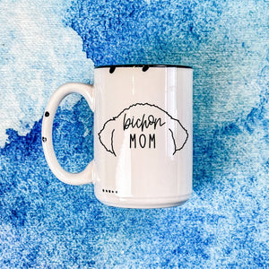 Bichon Mom | Distressed Mug Collection