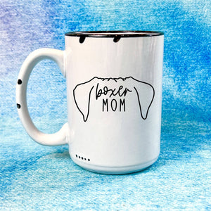 Boxer Mom | Distressed Mug Collection