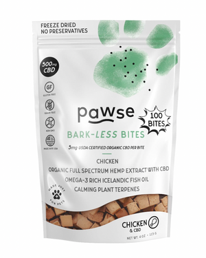 Pawse Bark-Less Bites 15 count