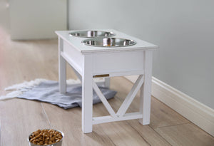 FARMHOUSE Rustic 10-Inch Elevated Pet Feeder