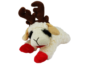 Multipet Holiday Lamb Chop WIth Antlers