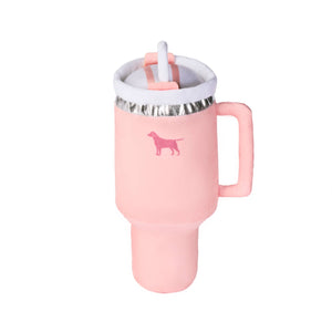 PUPROAR Pup Cup Tumbler Plush  Squeaker Dog Toy