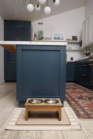 FARMHOUSE Rustic Elevated Pet Feeder