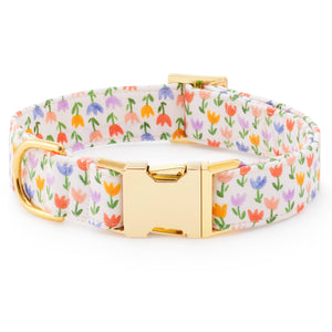 Tulip Garden Dog Collar
