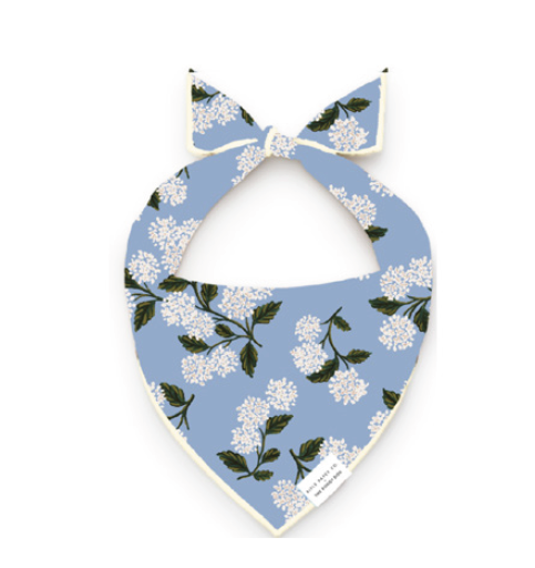 Rifle Paper Co. x TFD Hydrangea Spring Dog Bandana