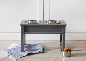 FARMHOUSE Rustic 10-Inch Elevated Pet Feeder