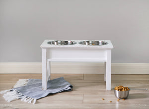 FARMHOUSE Rustic 10-Inch Elevated Pet Feeder