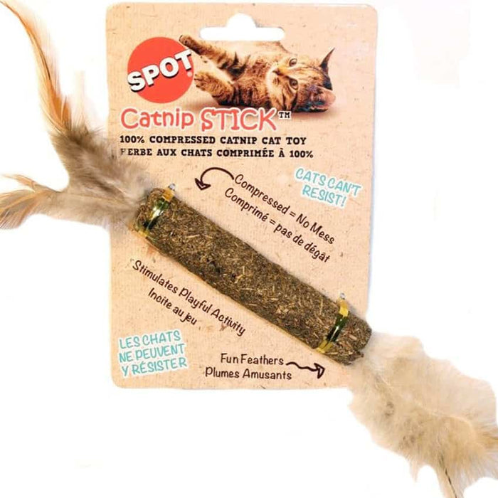 Spot Catnip Stick with Feathers