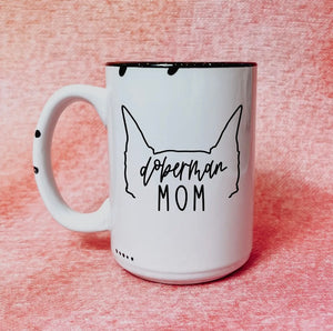 Doberman Mom | Distressed Mug Collection