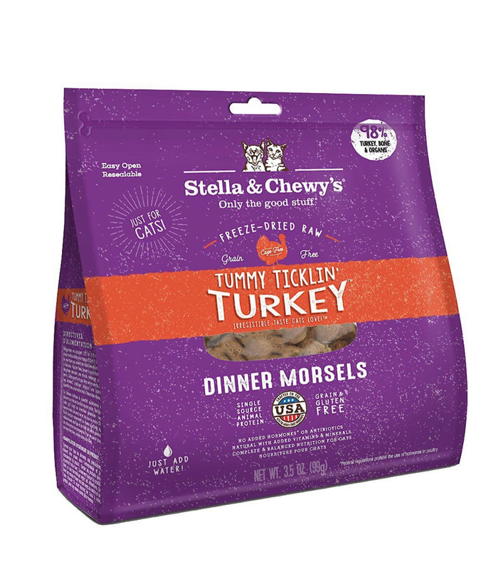 Stella and Chewy’s Cat Dinner Morsels Tummy Ticklin' Turkey Recipe