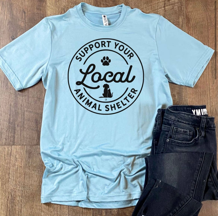 Support Your Local Animal Shelter Tee