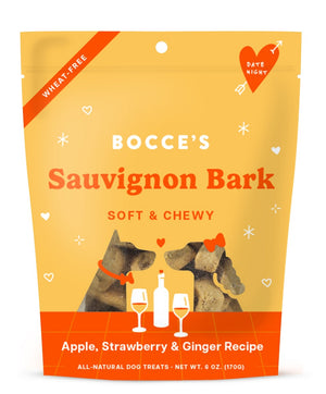 Bocce's Bakery Date Night Sauvignon Bark Soft & Chewy Dog Treats 6oz