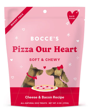 Bocce's Bakery Date Night Pizza Our Heart Soft & Chewy Dog Treats 6oz