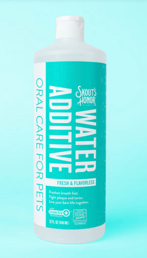 Skout’s Honor Dental Water Additive | Fresh & Flavorless | 32oz