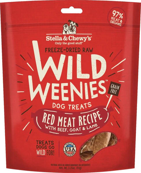 Stella & Chewy’s Wild Weenies Treats Red Meat Recipe
