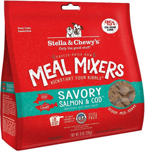 Stella & Chewy’s Freeze Dried Raw Meal Mixer Savory Salmon & Cod Recipe