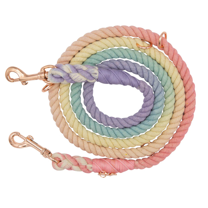 Sassy Woof | Rainbow Bright Rope Leash