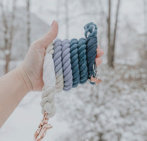 Sassy Woof | Ombré Blue Rope Leash