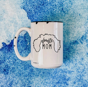 Doodle Mom Distressed Mug