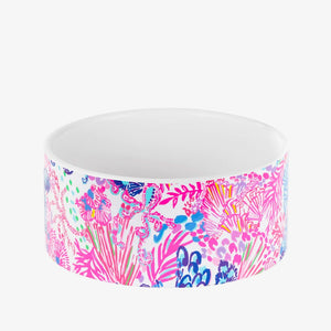 Lilly Pulitzer Dog Bowl, Splendor in the Sand