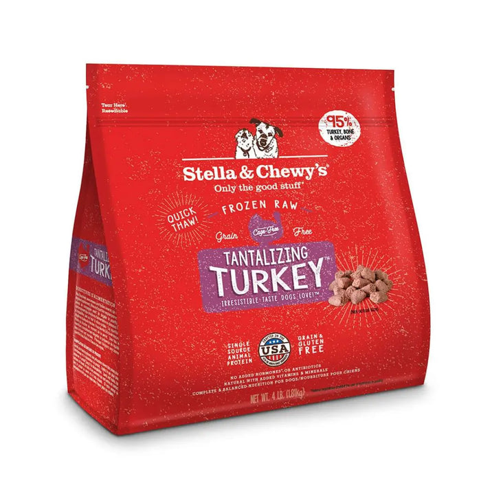 Stella & Chewy’s Frozen Raw Tantalizing Turkey Dinner Morsels