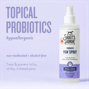 Skout’s Honor Probiotic Paw Spray Hypoallergenic