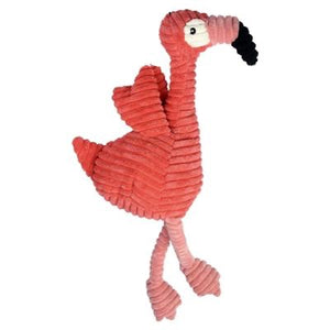 Multipet Corduroy Flamingo Plush Dog Toy 17"