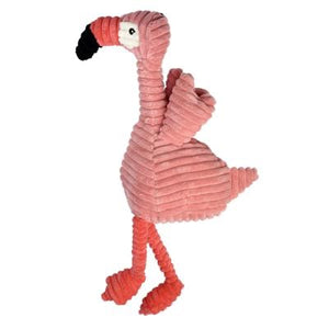 Multipet Corduroy Flamingo Plush Dog Toy 17"