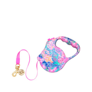 Lilly Pulitzer Retractable Dog Lead, Splendor in the Sand