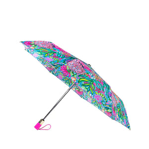 Lilly Pulitzer Travel Umbrella, Walking on Sunshine