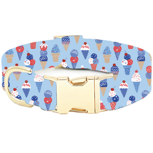 Star-Spangled Scoops Dog Collar