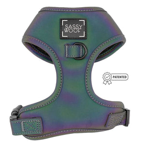 Dog Adjustable Harness - Reflection (Reflective)