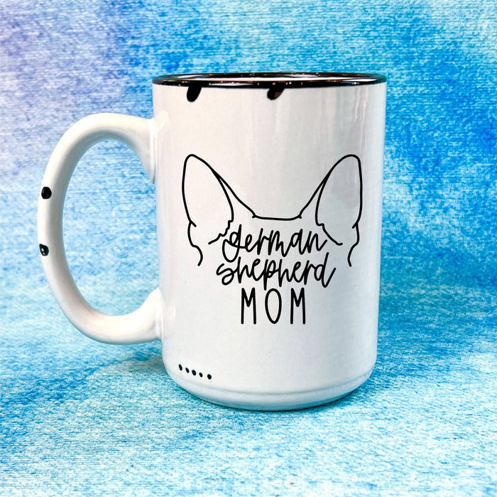 German Shepherd Mom | Distressed Mug Collection